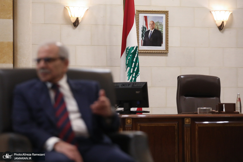 دیدار علی لاریجانی با نخست وزیر لبنان