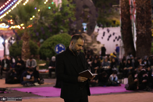 احیای شب بیست و سوم ماه مبارک رمضان در میدان فلسطین