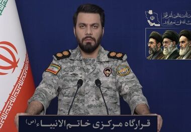 سخنگوی قرارگاه خاتم الانبیا(ص): انهدام چند فروند موشک کروز از نوع تاماهاوک و جاسم و تعدادی پهپاد متخاصم/هدف قرار دادن هواپیماهای سوخت‌رسان در فرودگاه بن گوریون و صنایع تسلیحاتی رافائل در حیفا و صنایع هوافضای رژیم اشغالگر 