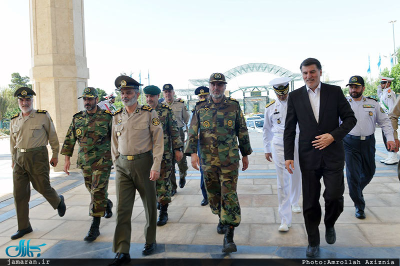 تجدید میثاق فرماندهان عالی رتبه ارتش جمهوری اسلامی ایران با آرمان حضرت امام