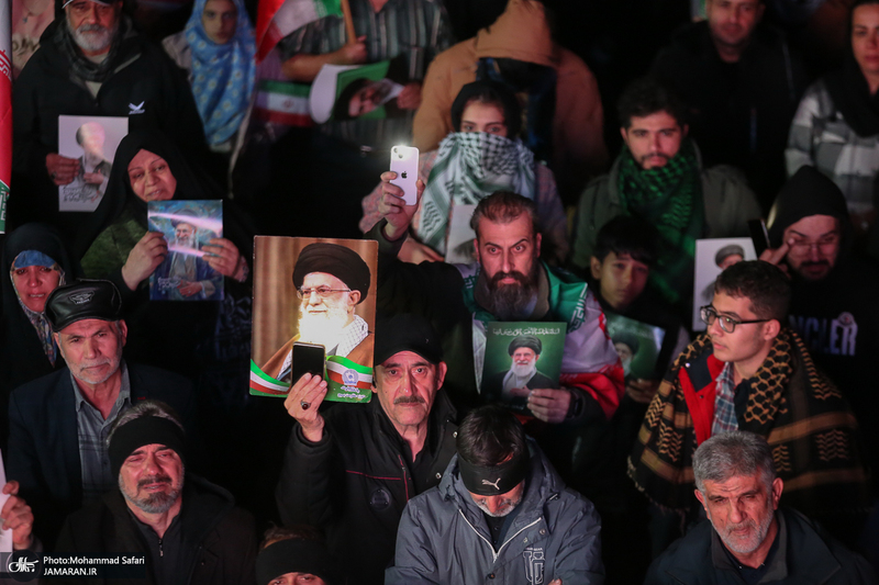 اجتماع حمایت از رزمندگان در مقابله با دشمن آمریکایی - صهیونی در پرند-۱