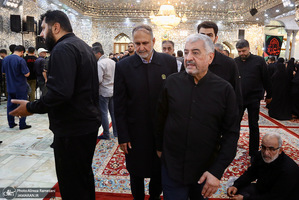 مراسم تشییع پیکر شهیدان سردار حسین سلامی و مسعود شانه ای