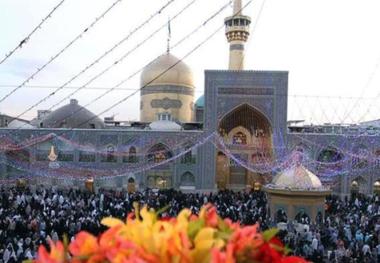 جشن میلاد مولای متقیان(ع) در حرم رضوی برگزار شد