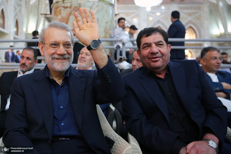 حضور شخصیت‌های سیاسی و مسئولان کشوری و لشکری در مراسم سالگرد ارتحال حضرت امام خمینی (س) -3