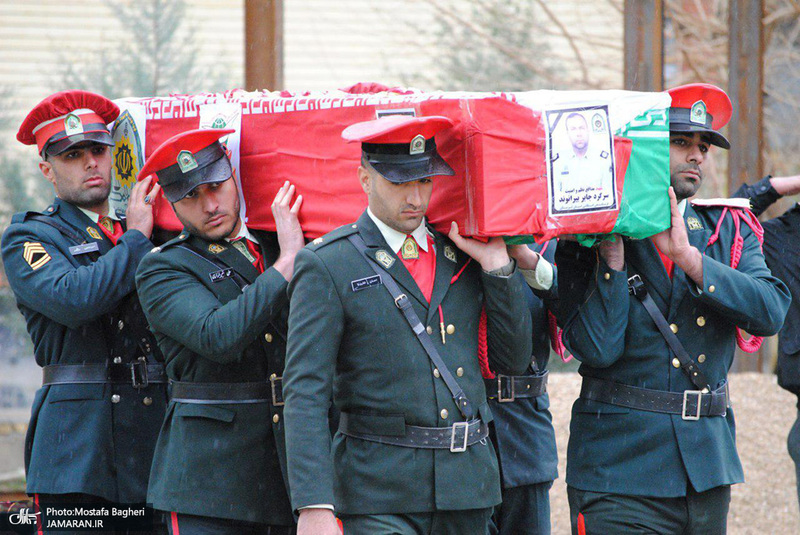 تشییع پیکر شهید جابر بیرانوند در خرم‌آباد