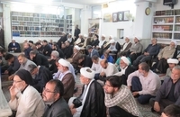 مراسم روز شهادت امام محمد باقر (ع) در دفتر آیت‌الله‌العظمی صانعی (7)