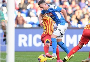 مهاجم ناپولی جریمه شد
