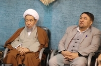 مراسم جشن میلاد امام عصر‌(عج) در دفتر آیت‌الله العظمی فاضلی بهسودی (1)