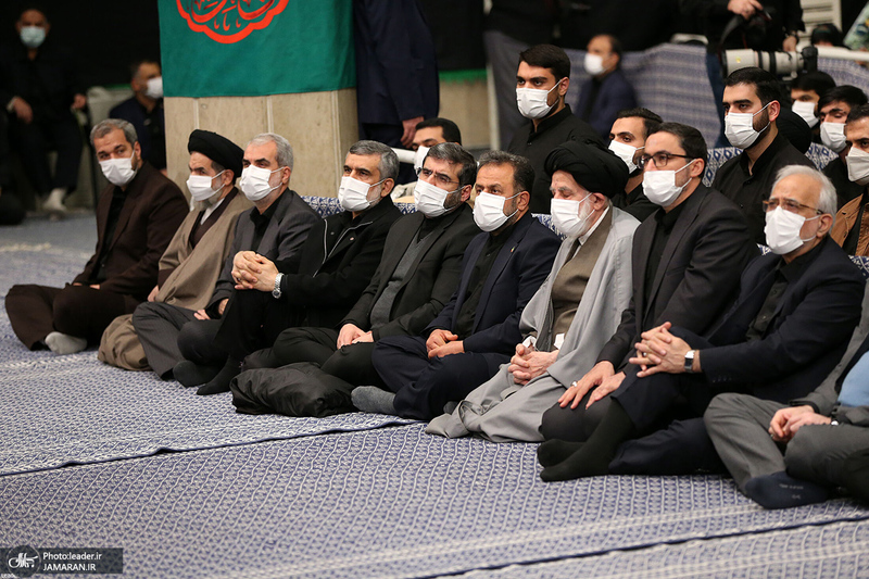 پنجمین شب مراسم عزاداری حضرت فاطمه‌ زهرا (س) در حسینیه امام خمینی