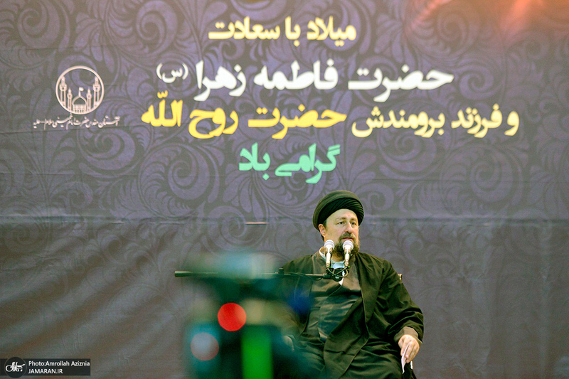 مراسم شب میلاد حضرت زهرا (س) و فرزند برومندش حضرت روح الله در حرم امام خمینی
