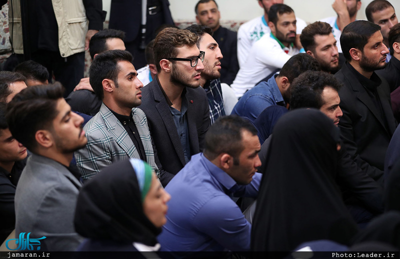 دیدار مدال‌آوران کاروان ورزشی ایران در بازی‌های آسیایی با رهبر معظم انقلاب