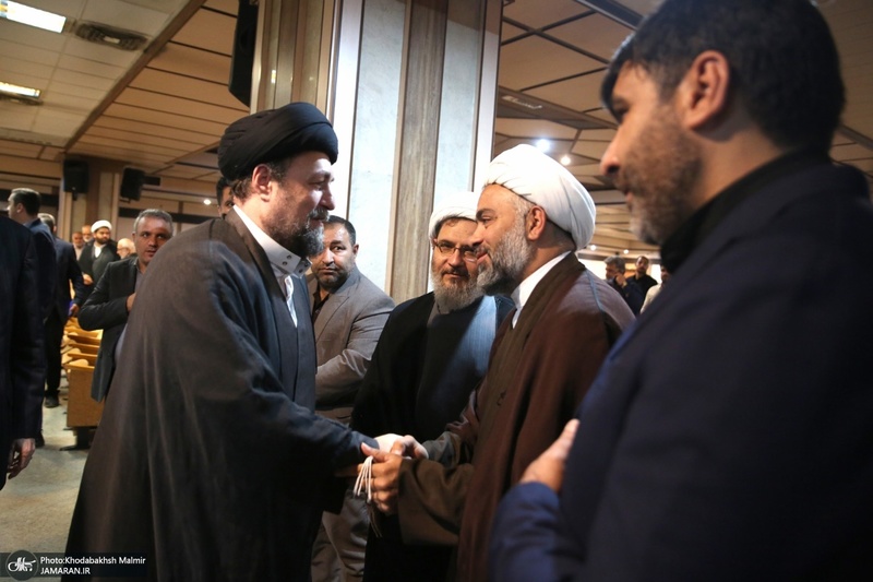مراسم بزرگداشت احسان صابری در حرم امام خمینی (س)