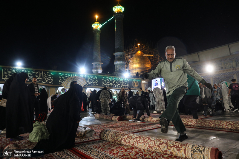 مراسم شب بیست و یکم ماه مبارک رمضان در حرم حضرت عبدالعظیم حسنی (س)