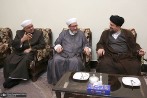 دیدارجمعی از علمای اهل سنت کشور سوریه با سید حسن خمینی