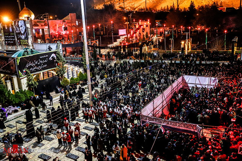 مراسم خاکسپاری پیکر مطهر سردار شهید حاج قاسم سلیمانی