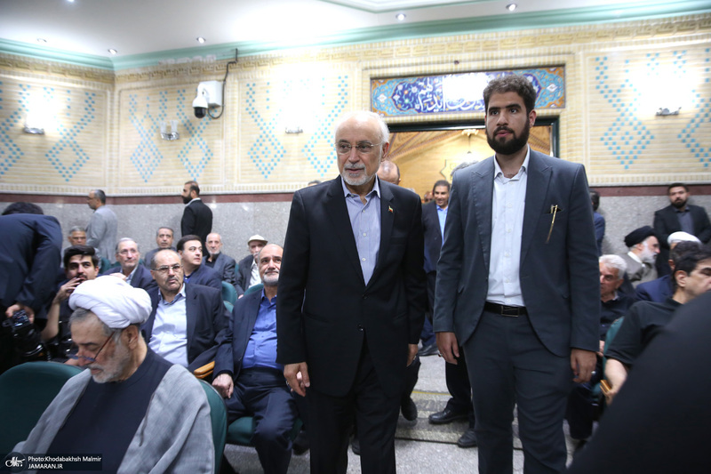 مراسم یادبود حاجیه خانم خدیجه خاتمی در مسجد امیرالمومنین (ع) -1