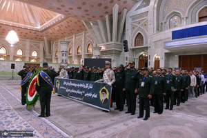 تجدید میثاق فرمانده و پرسنل قرارگاه شهید فهمیده با آرمان های حضرت امام خمینی (س)