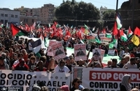 راهپیمایی طرفداران فلسطین در ایتالیا (4)