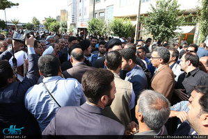 مراسم تشییع پدر حجت الاسلام و المسلمین علی اکبر آشتیانی