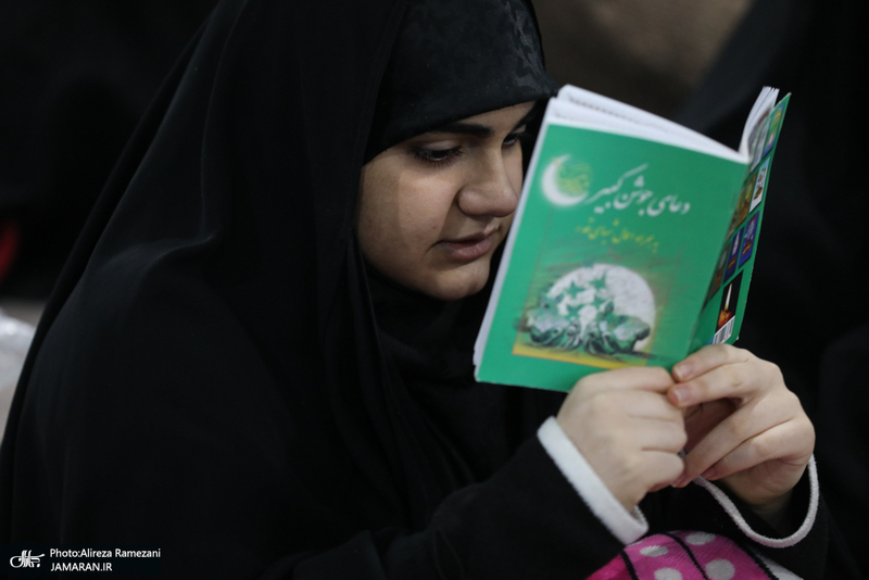 مراسم شب بیست و سوم ماه مبارک رمضان در امام زاده پنج تن لویزان