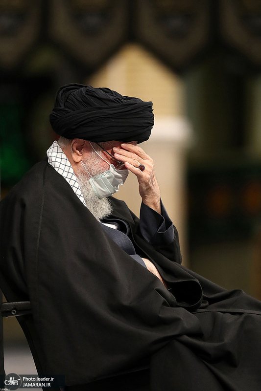 عزاداری شب شهادت حضرت زهرا (س) در حسینیه امام خمینی(ره)