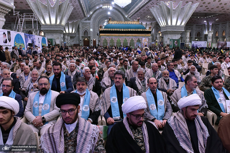 تجدید میثاق بسیجیان با آرمان‌های امام خمینی (س)