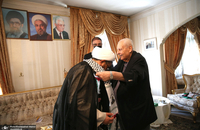دیدار سرپرست موسسه تنظیم و نشر آثار امام خمینی(س) با سفیر فلسطین در تهران/ صلاح زواوی
