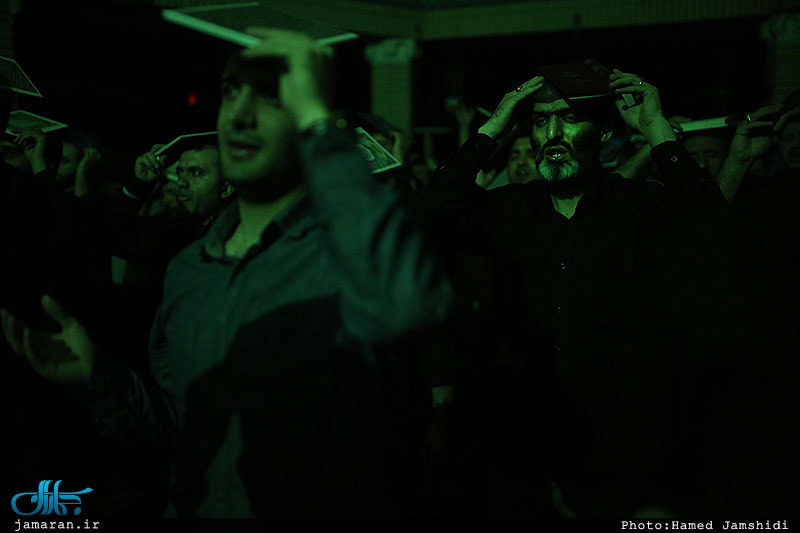 مراسم احیای شب بیست و سوم ماه مبارک رمضان در مسجد باب الحوائج تهران