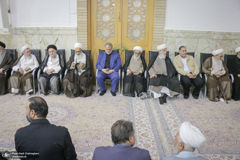 مراسم بزرگداشت آیت‌الله العظمی فیاض در حرم مطهر حضرت معصومه (س)