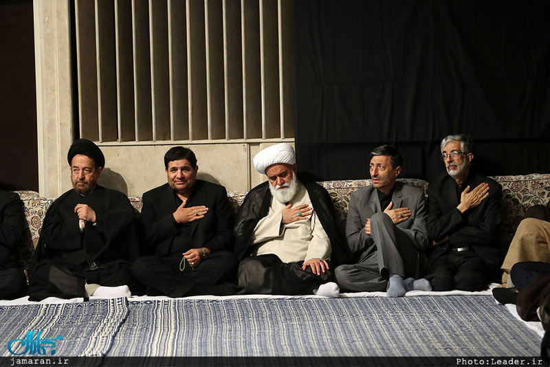 اولین شب مراسم عزاداری حضرت اباعبدالله الحسین(ع) با حضور رهبر معظم انقلاب