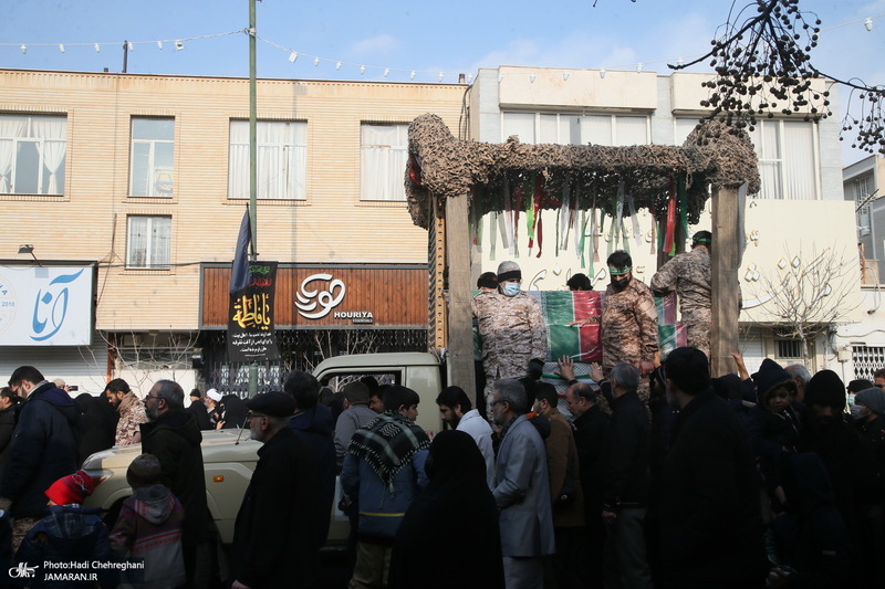 تشییع پیکر شهدای گمنام دفاع مقدس در قم