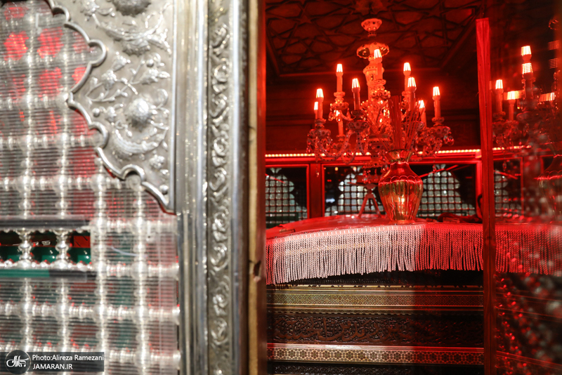 غباروبی ضریح مطهر حضرت عبدالعظیم حسنی (ع) و امام زاده حمزه (ع)