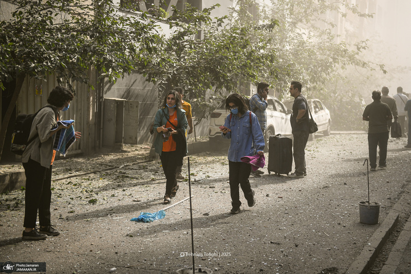 تجاوز رژیم صهیونیستی به منطقه مسکونی غیرنظامی در تهران