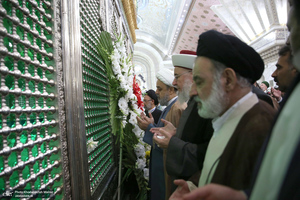 تجدید میثاق میهمانان سی و ششمین کنفرانس بین المللی وحدت اسلامی‎‎ با آرمان های امام خمینی (س)