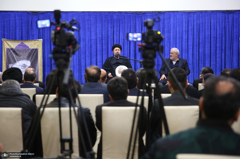 دیدار وزیر و کارکنان وزارت نیرو با سید حسن خمینی