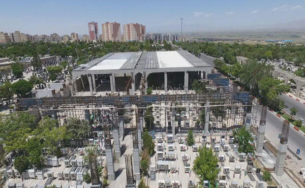ساماندهی گلزار شهدای وادی رحمت تبریز 80 درصد پیشرفت دارد
