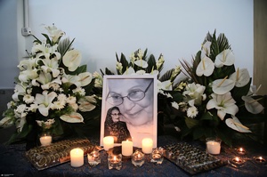 مراسم تشییع ثمینه باغچه‌بان