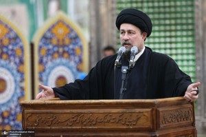 مراسم تجدیدمیثاق وزیر و معاونان وزارت امور خارجه با آرمان‌های امام خمینی