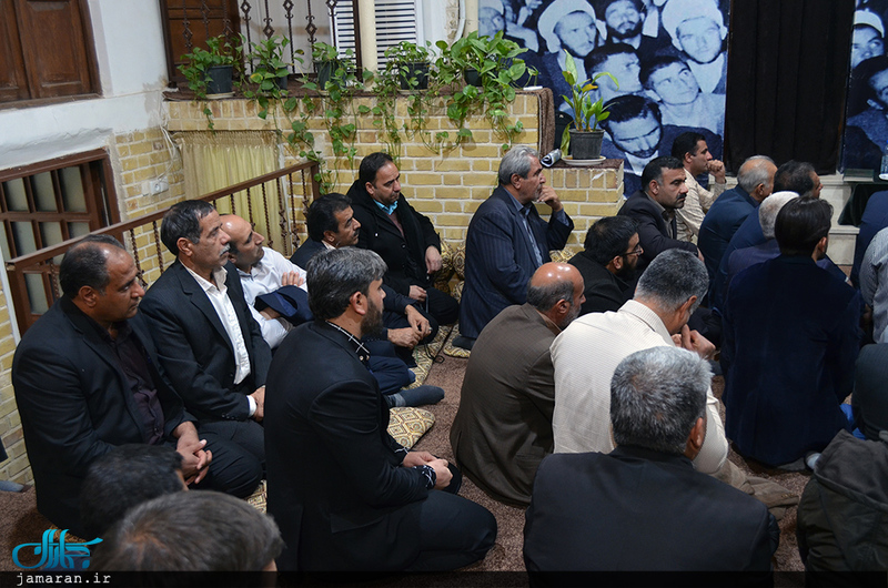 دیدار امام جمعه، مسئولین و جمعی از مردم شریف آباد استان تهران با سیدعلی خمینی