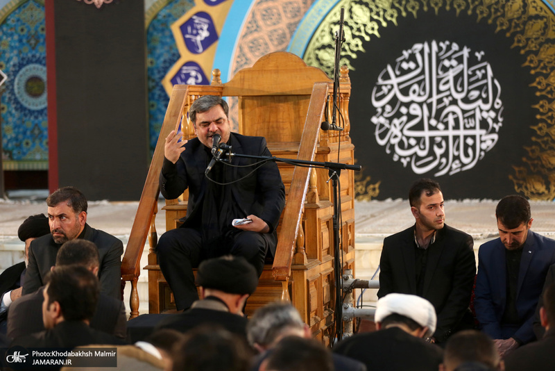 احیای شب بیست و یکم ماه مبارک رمضان در حرم مطهر امام خمینی(س)