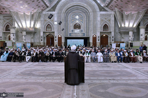 تجدید میثاق مهمانان سی و نهمین اجلاس وحدت اسلامی با آرمان‌های امام خمینی(س) -1