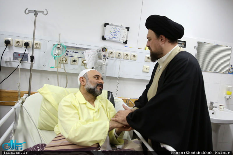 عیادت سید حسن خمینی از حجت الاسلام و المسلمین نقویان