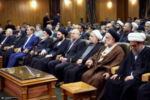 مراسم چهلمین روز درگذشت آیت الله بجنوردی در دائره المعارف بزرگ اسلامی - 1