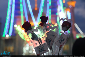 حال و هوای شب میلاد حضرت مهدی(عج) در حرم حضرت معصومه(س)