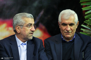 مراسم بزرگداشت آیت الله موسوی بجنوردی (ره) در حسینیه جماران - 1