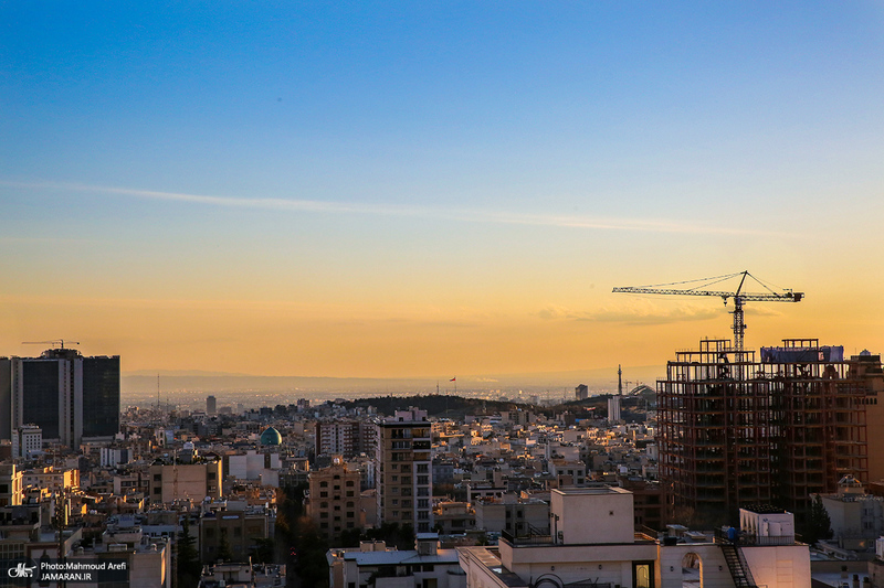 آسمان بی نظیر امروز تهران