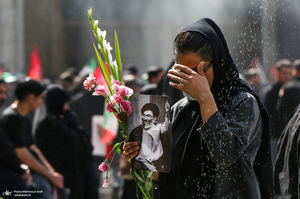 مراسم وداع با رهبر شهید انقلاب در مصلی تهران -3