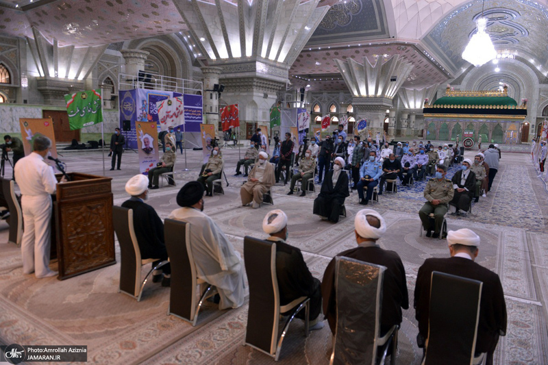 تجدید میثاق مسئولان سازمان عقیدتی سیاسی ارتش با آرمان‌های حضرت امام(س)