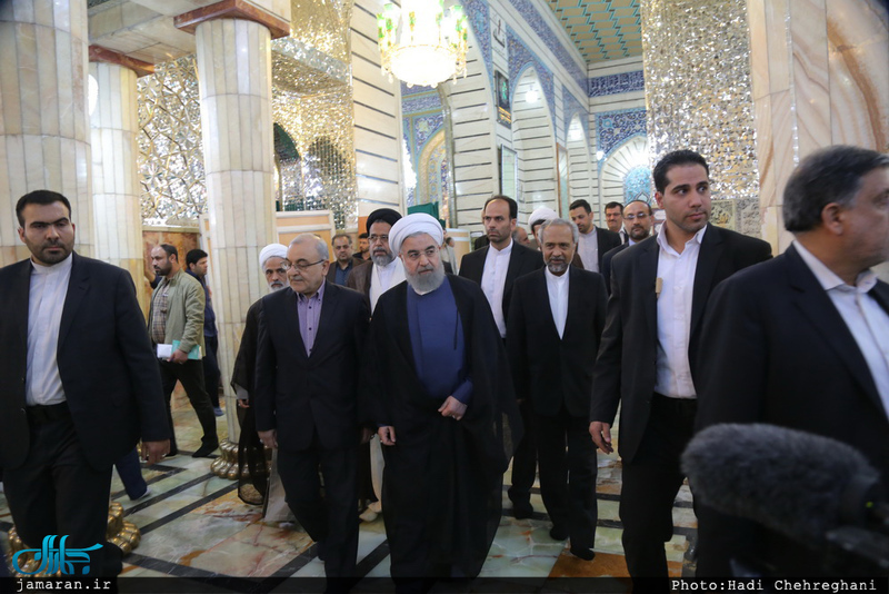 سفر رئیس جمهور روحانی به قم 