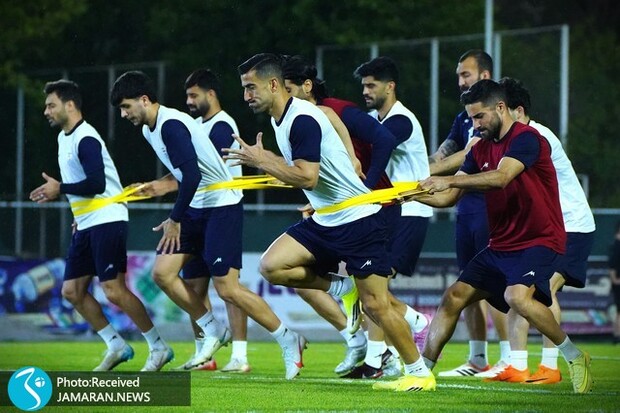 باد و طوفان هم مانع تمرین تیم ملی نشد